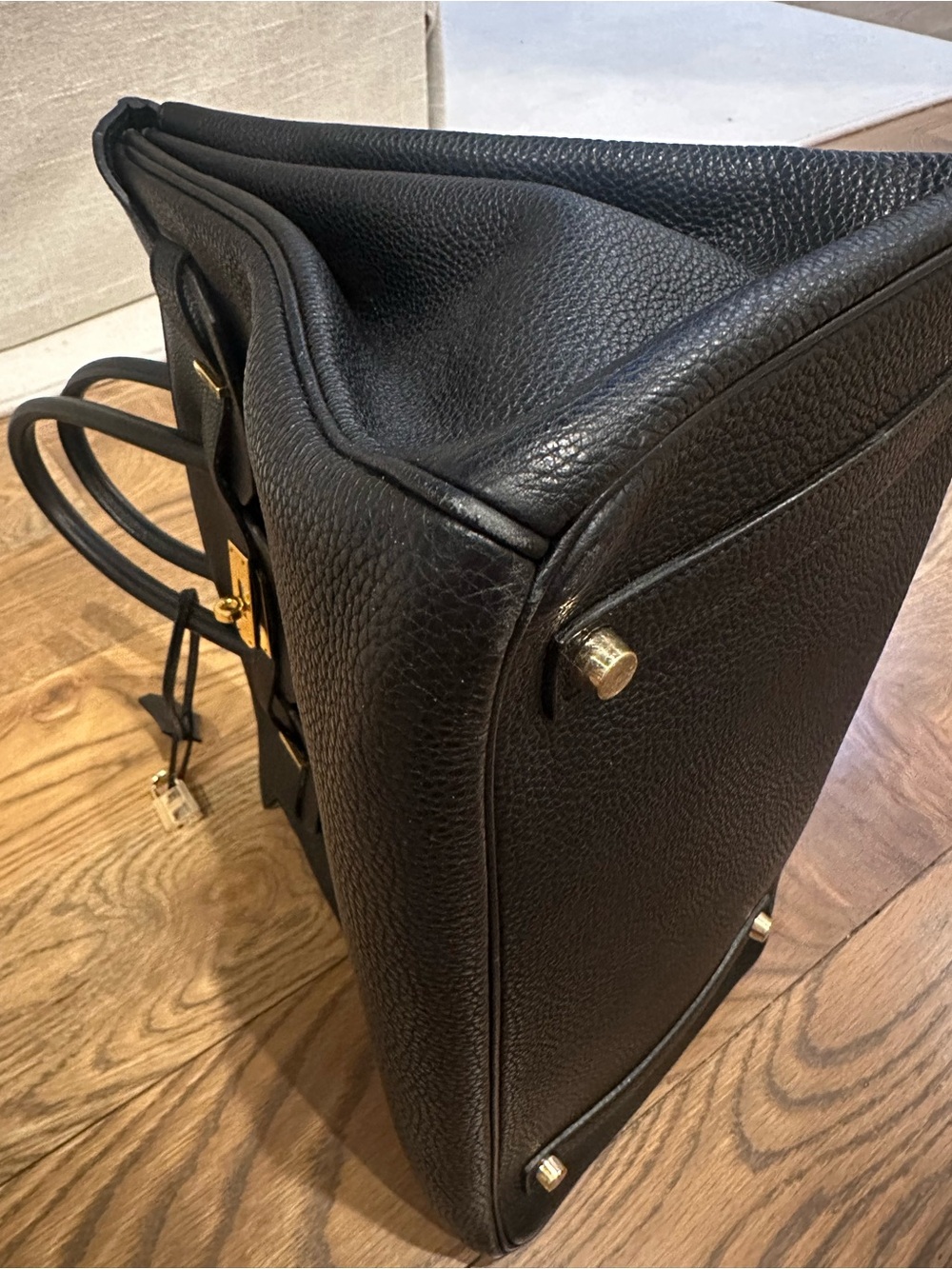 Hermes Birkin 35 Black with Gold Hardware - Picture 13 of 13